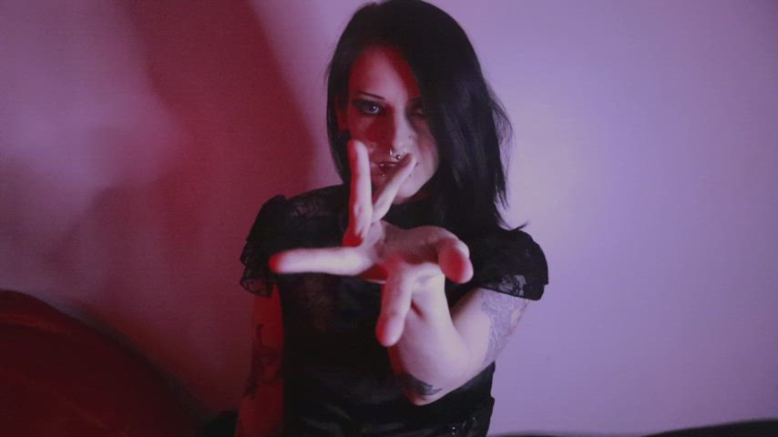 goth petite small tits strip tattoo tease vampire goth-girls petite-chicks gif
