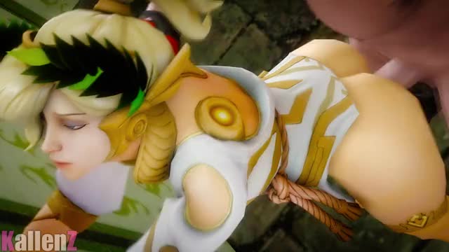 3D, Animated, Mercy, Overwatch, Sound, Source_Filmmaker, kallenz
