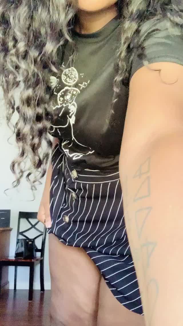 Ever wonder what’s under her skirt?