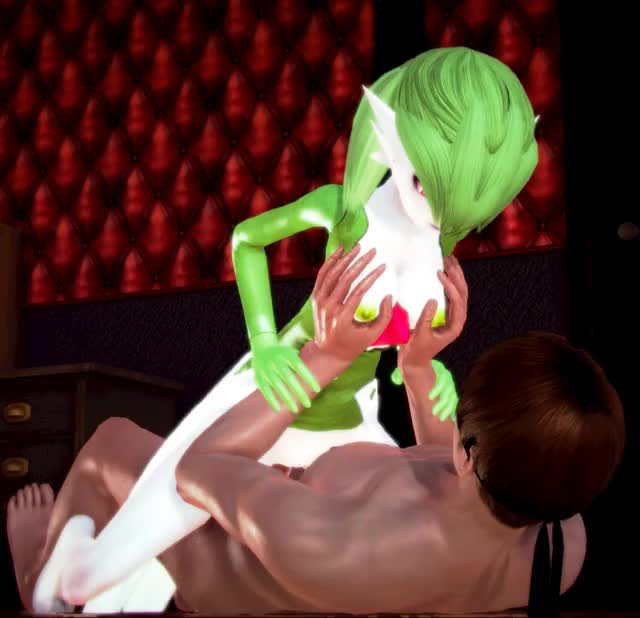 Gardevoir, Honey_Select, KrideK, Porkyman, animated, webm