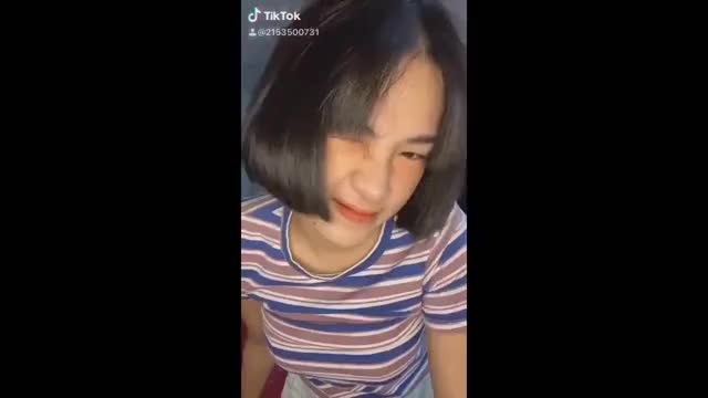 น้องฟิล์มโชว์เสียวหีในtiktok ไทย