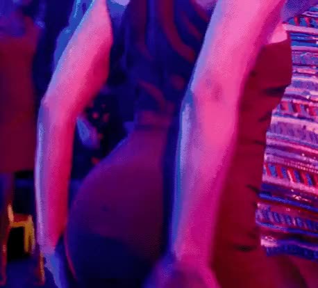 Scarlett Johansson on the dance floor