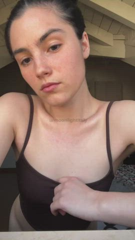 excuse my no make up look, hope my boobs can make up for it😁