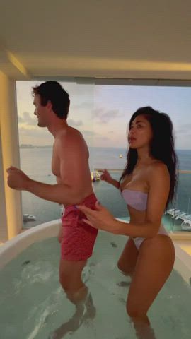 Bikini Cleavage Nicole Scherzinger gif