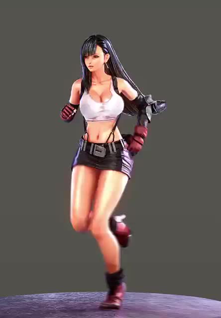 Tifa Lockhart - just tifa running (Ikeda) [Final Fantasy]