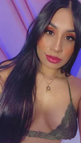 latina model nipples seduction sensual teen teens tits webcam gif