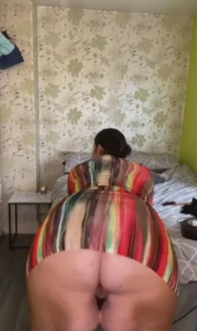 ass clapping ass spread bbw ssbbw thick twerking gif