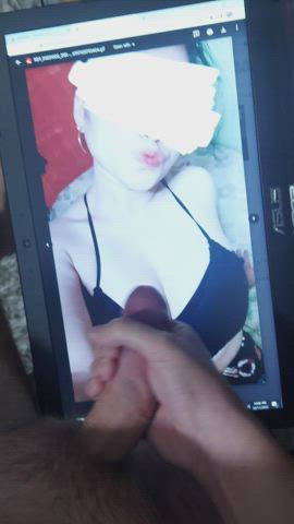 american cum cum on tits cumshot male masturbation masturbating teen tits gif
