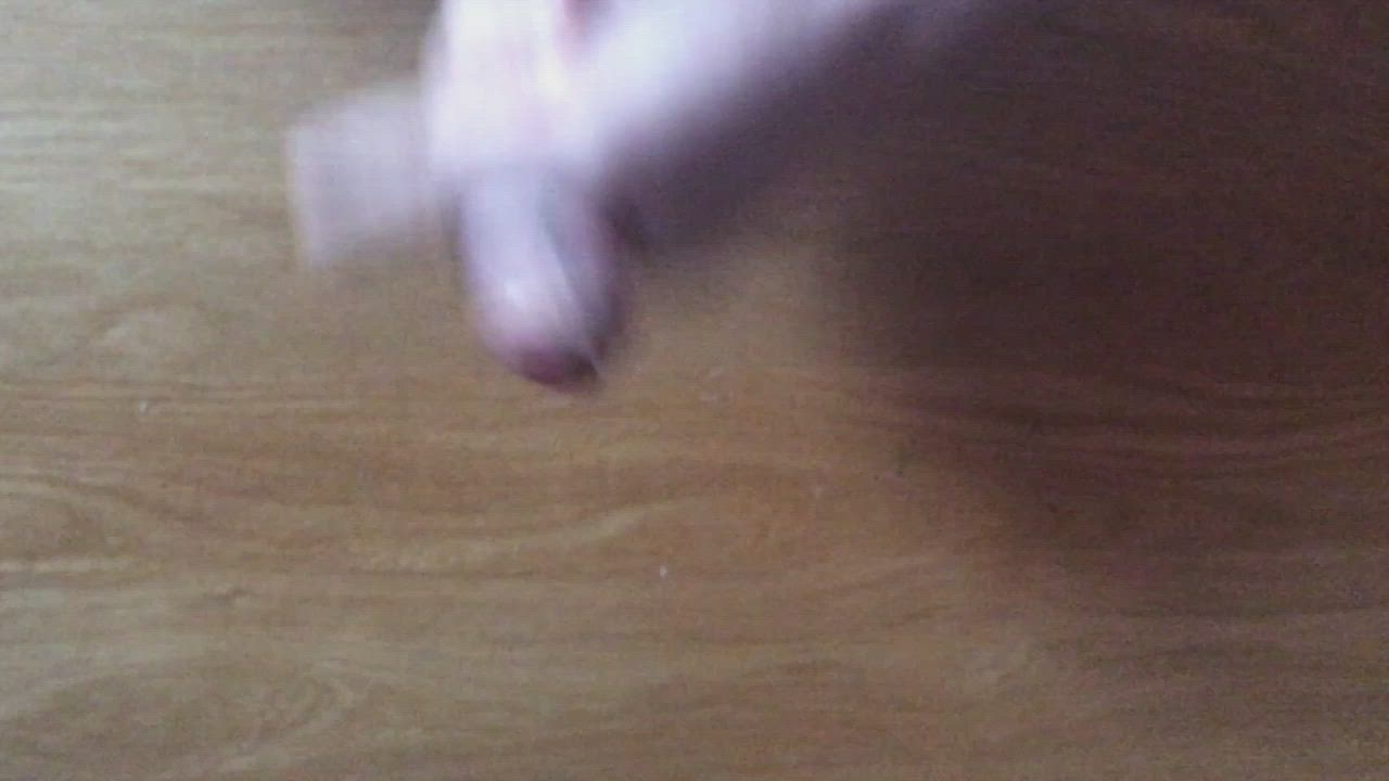 Cumming all over my desk