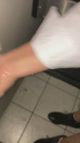 World Record Cumshot For Speed. I Never Had a Chance to Get on My Knees and Suck