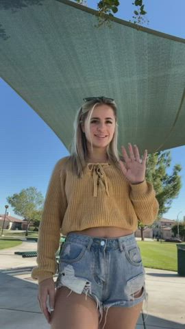 19 Years Old AI Upscaled Addie Juniper gif