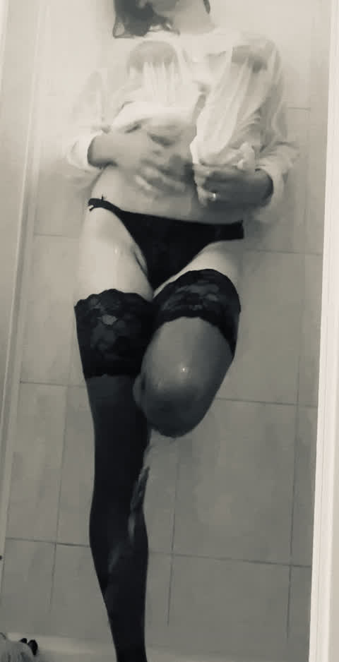 amateur brunette homemade hotwife lingerie nsfw onlyfans solo wet pussy wife gif