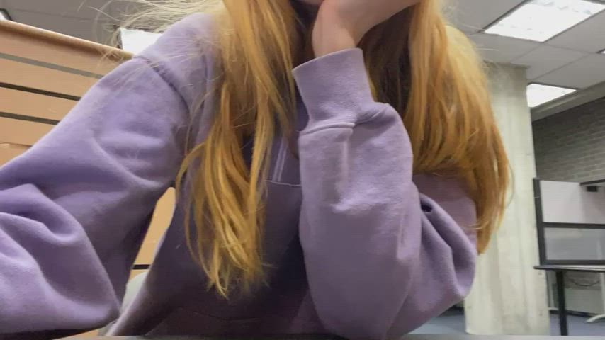 Hot girls love the library