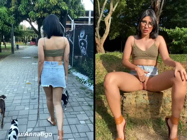 Would you like to come and help me walking my dogs? It’s always pretty fun! [GIF][OC]