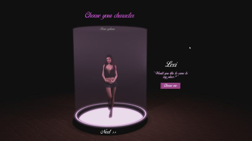 3D Animation Gamer Girl gif