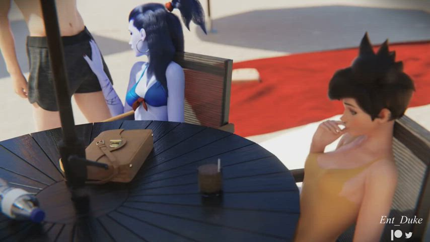 beach blowjob doggystyle ffm public gif