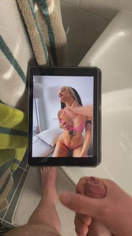 celebrity cum cum on tits cumshot facial jerk off tribute gif