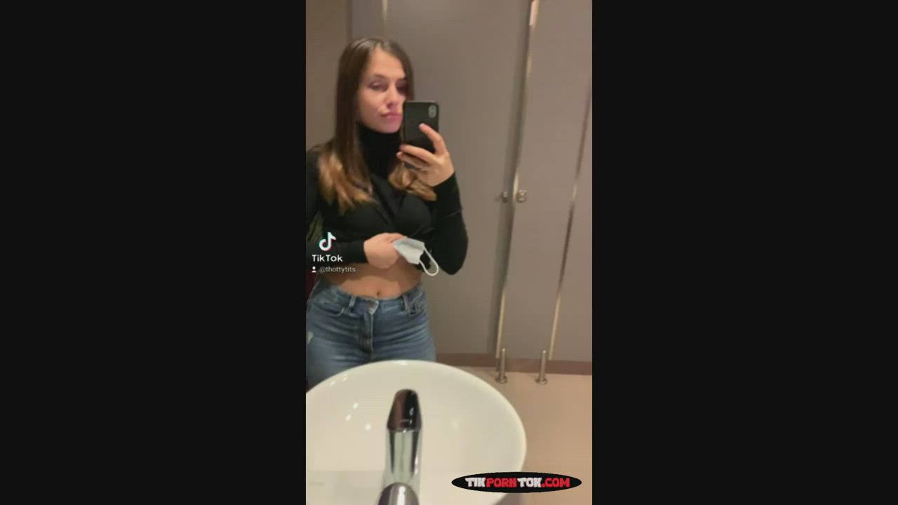 Exhibitionist Riding Teen gif