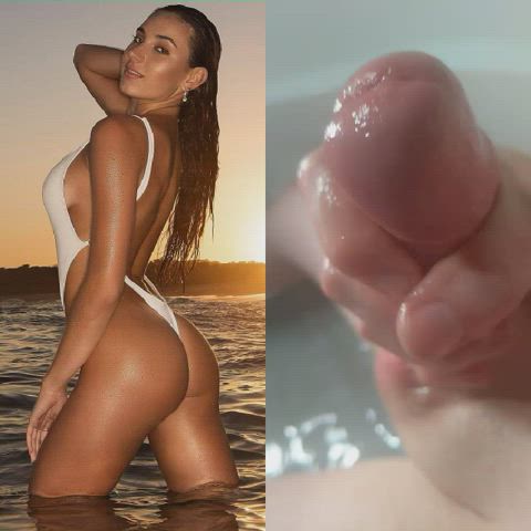 Slow-mo eruption for Remy's beautiful ass