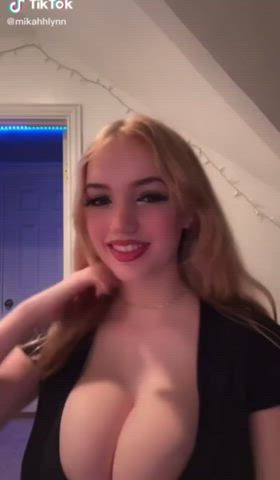 Big Tits TikTok Bouncing Tits gif