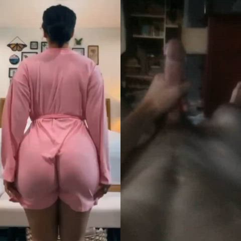 ass clapping babecock big ass cumshot huge load latina nsfw ropes thick tiktok gif