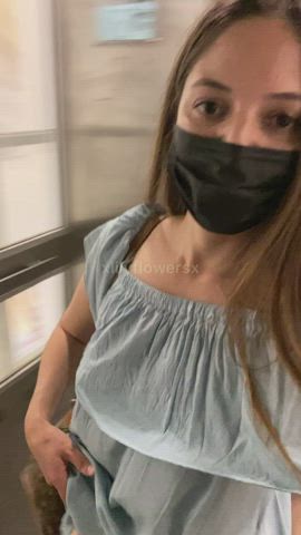 Dress makes for ease of show and cover on the elevator.
