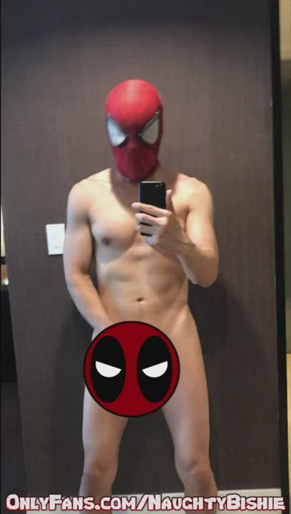 Spider-Man being naughty
