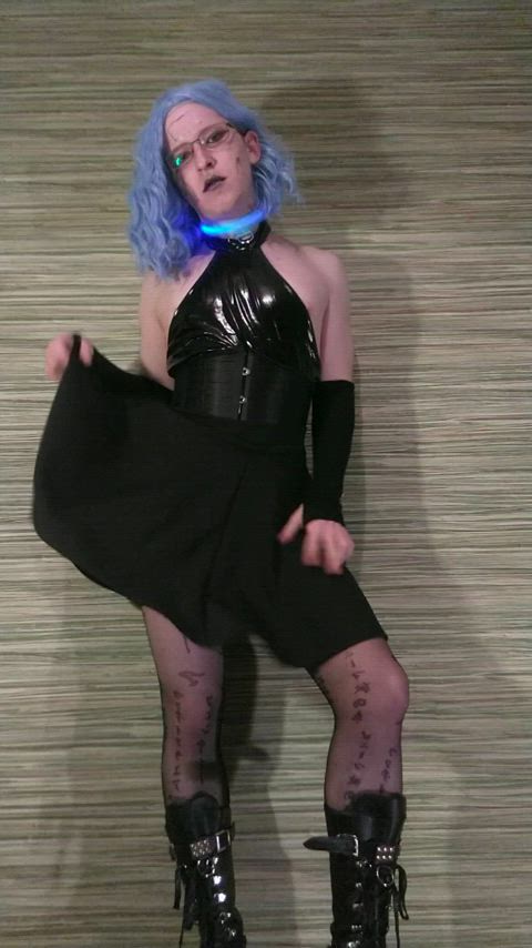 domme femboy goth trans trans woman femboys trans-girls gif