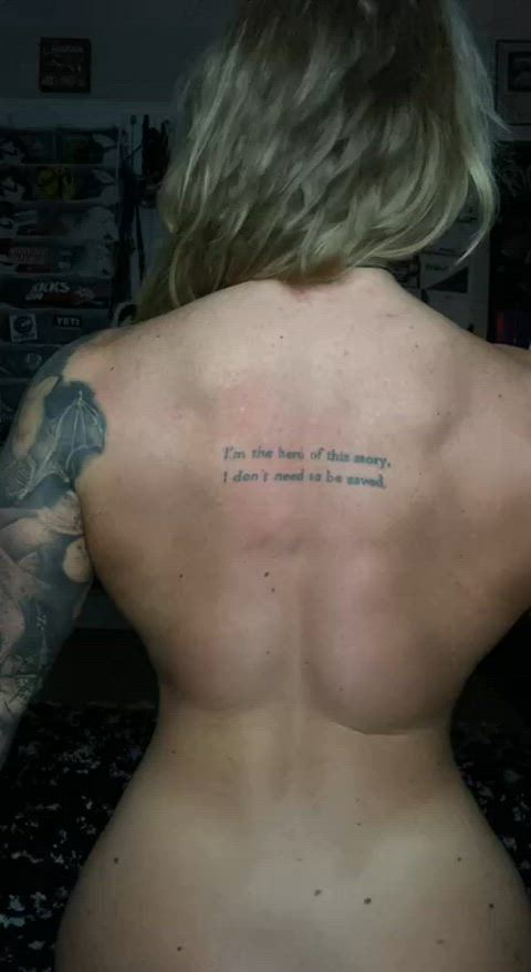 I work on my body every day