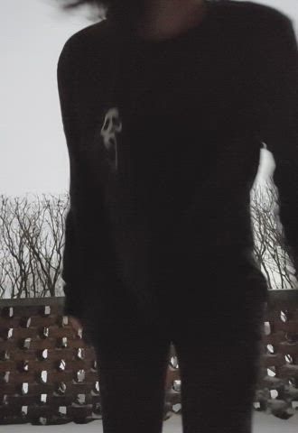 Ass Flashing Public gif