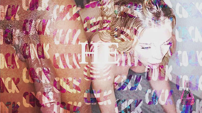 caption cock cock worship hypnosis interracial monster cock submissive gif