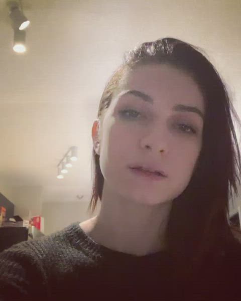 brunette canadian celebrity gif