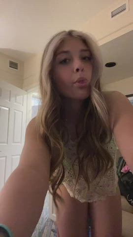 cute teen tiktok gif