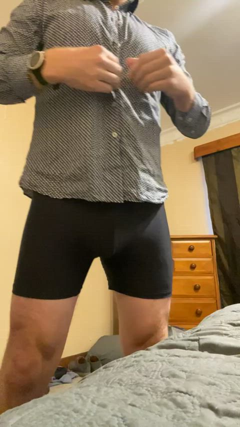 [48] Home from work to change