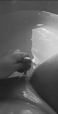 Bathtub Shaved Pussy Shaving gif