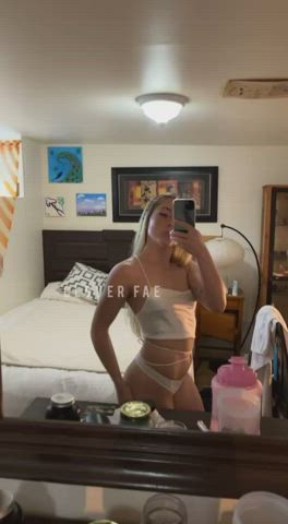 My petite body in all white. The rest is to your imagination