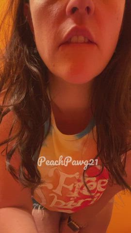 NSFW Natural Tits Titty Drop gif