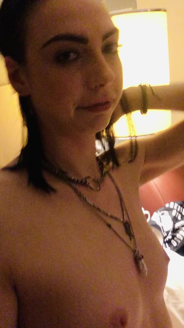 The girls having some fun at the hotel