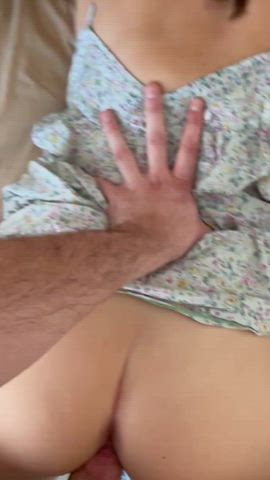 Amateur Ass Babe Cum Cumshot Doggystyle Dress Homemade POV Teen Porn GIF by pineappleape