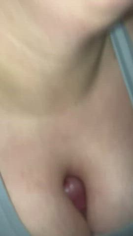 Making him cum using my tits 🥰