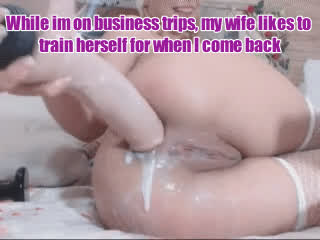 Anal Trainer Wife gif