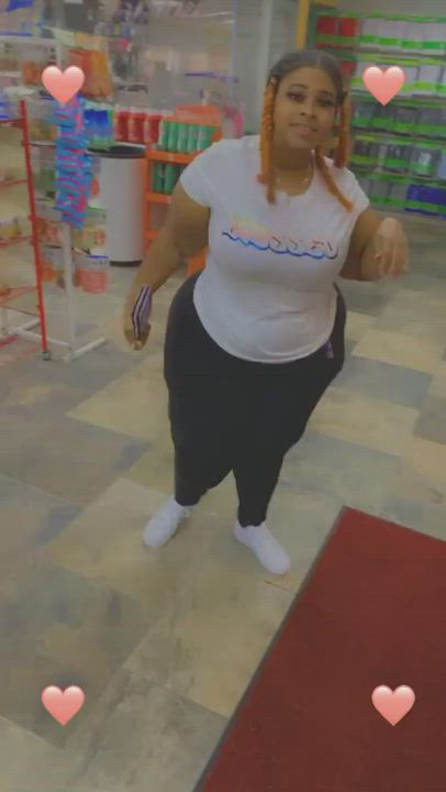 Ass BBW Booty Leggings gif