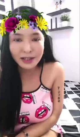 Asian Big Tits Moaning gif