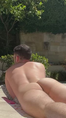 Perving on me at the beach