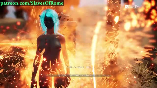 Slaves of Rome - Roman Mistress Fucking the Nymph (in-game)