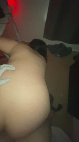 AMWF Mexican Moaning Standing Doggy gif