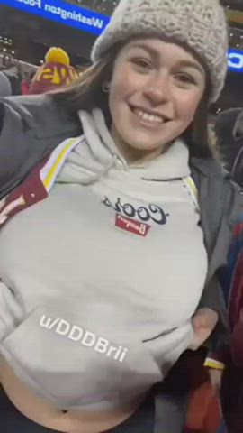 Big Tits Compilation Jiggling Public White Girl gif