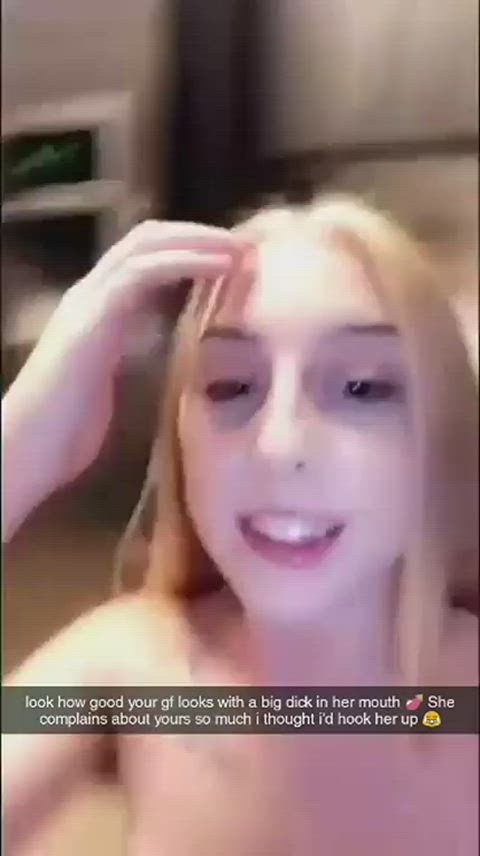 bbc blowjob caption cute sharing smile white girl gif