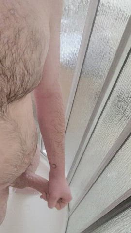 Cumming in the shower