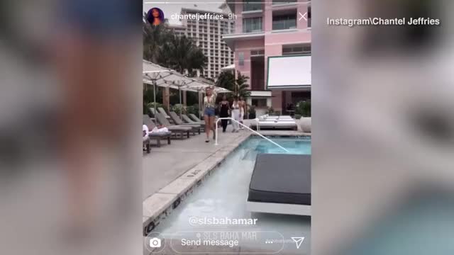 Chantel Jeffries flashes sexy underboob in bikini that's 'a little too small' to